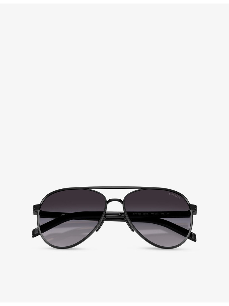 PR B57S Pilot Steel Sunglasses 4