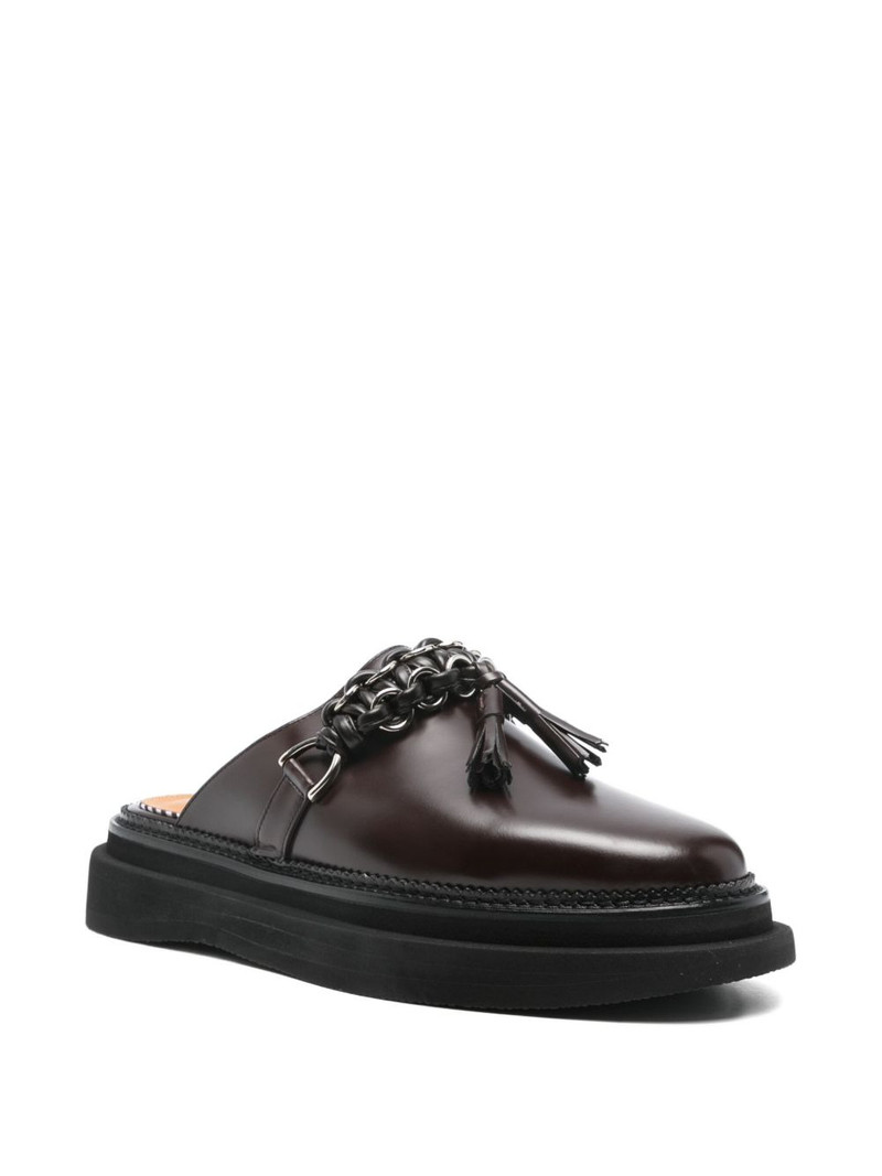 TOGA VIRILIS Pulla leather mules outlook