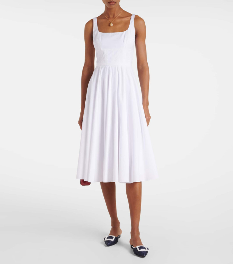 EMILIA WICKSTEAD Nikush cotton midi dress outlook