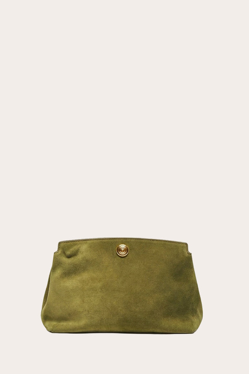 PUSHLOCK POUCH ARMY SUEDE 1