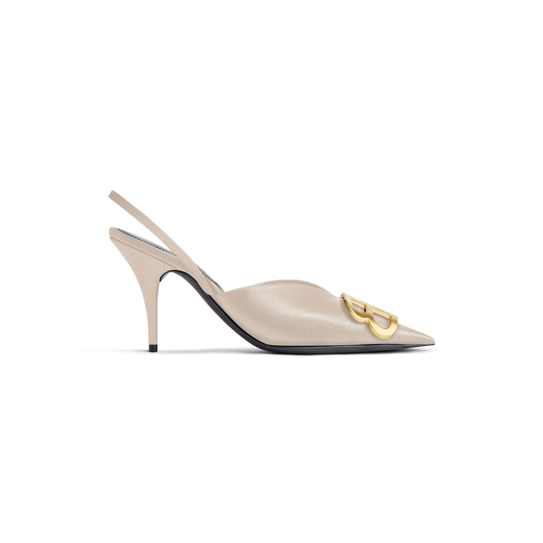 Women's Knife Bb Slingback 80mm Pump in Champagne - 1
