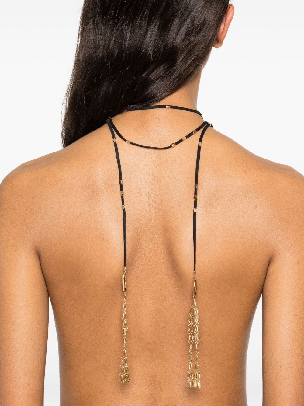 metal-tassel necklace - 2