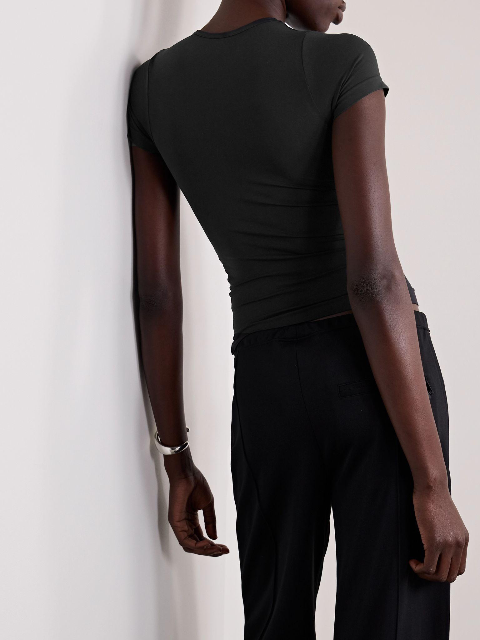 Soft Smoothing Seamless T-shirt - Eclipse Black - 3