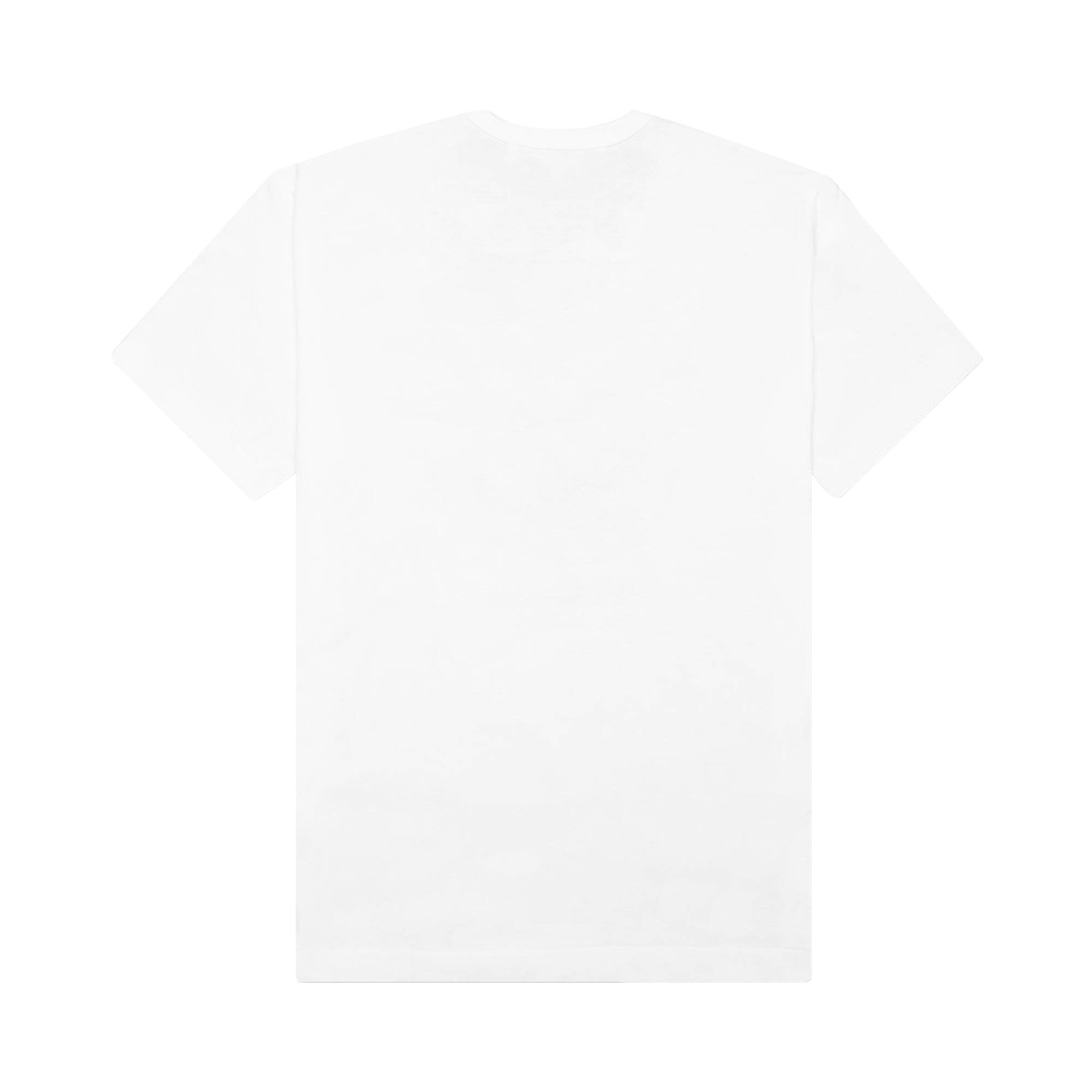 Comme des Garçons PLAY Inverted Text T-Shirt 'White' - 2