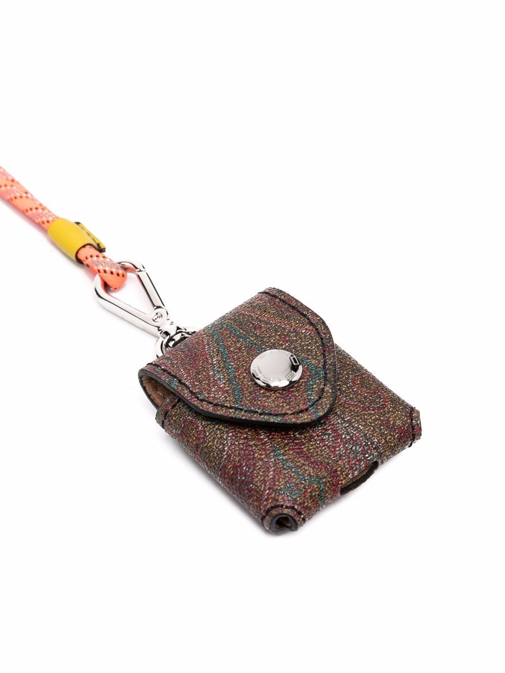 paisley-print bag keyring - 2