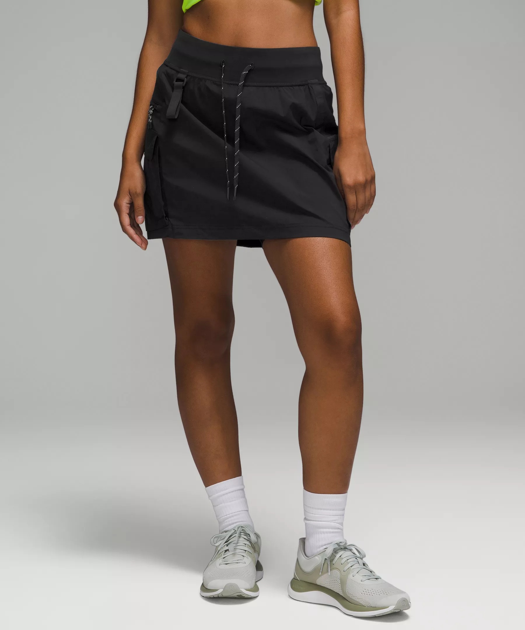 Multi-Pocket Cargo High-Rise Hiking Skirt - 1