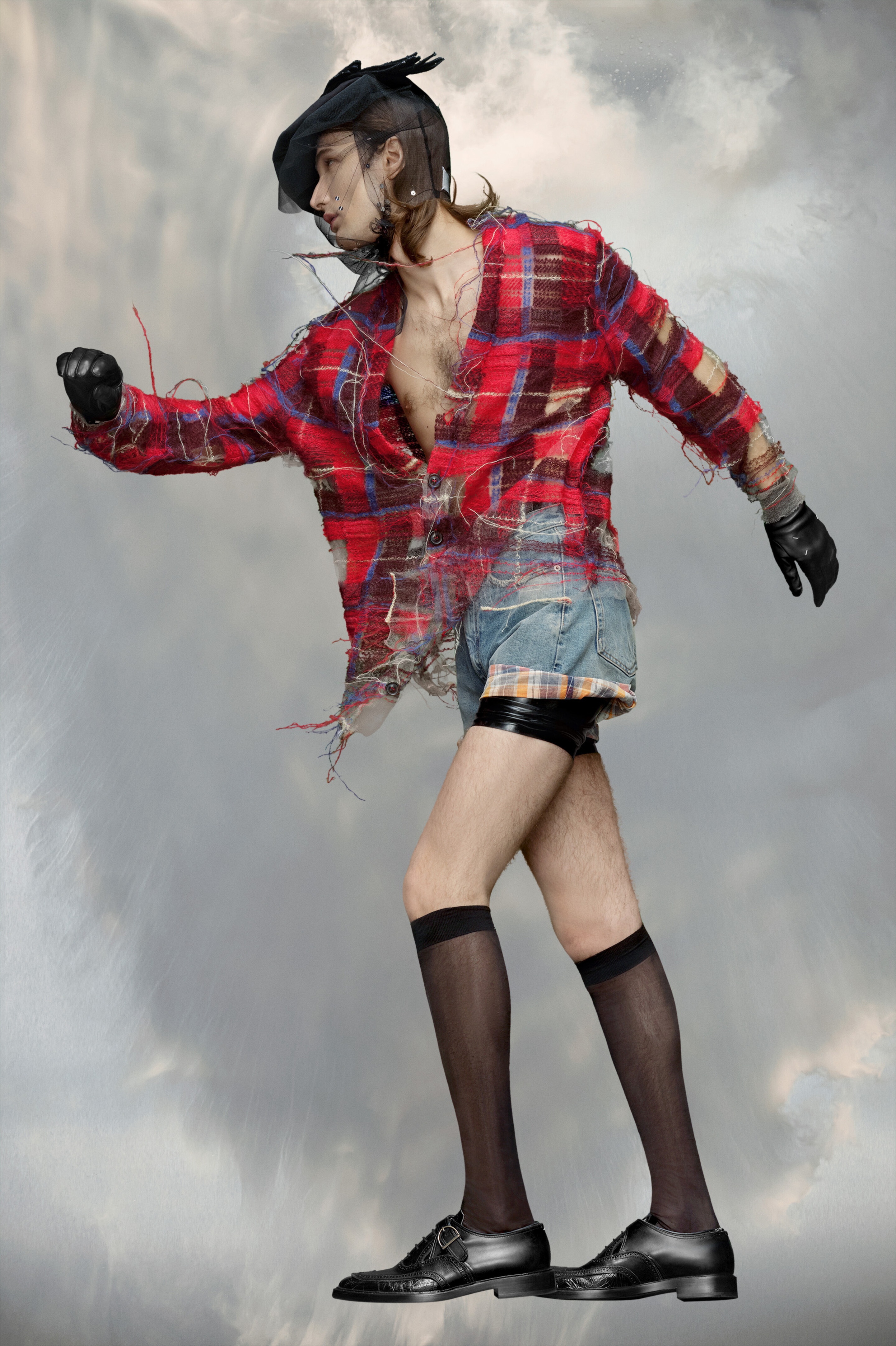 Distressed knit cardigan - 3