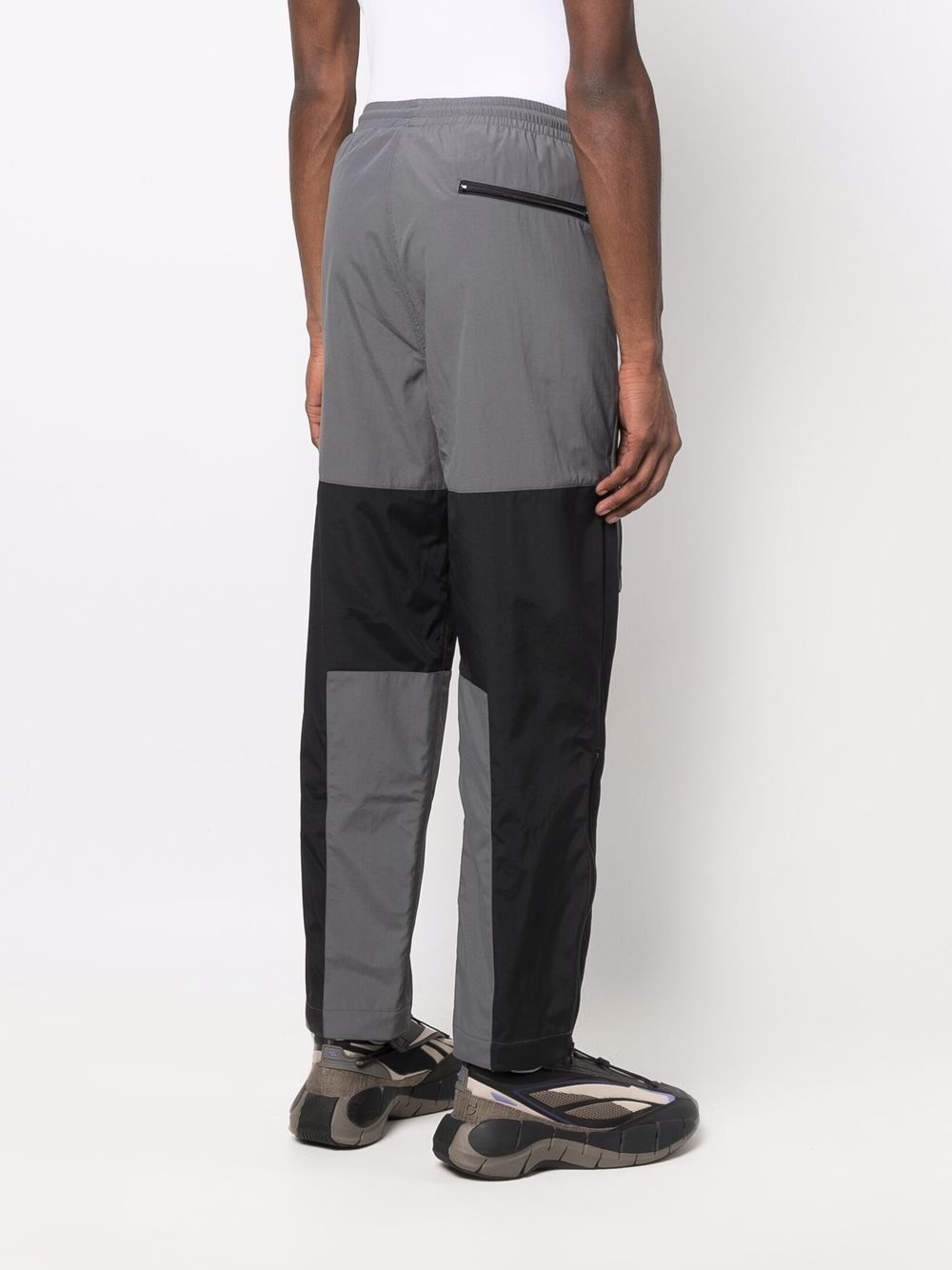 Panelled-Shell track pants - 4