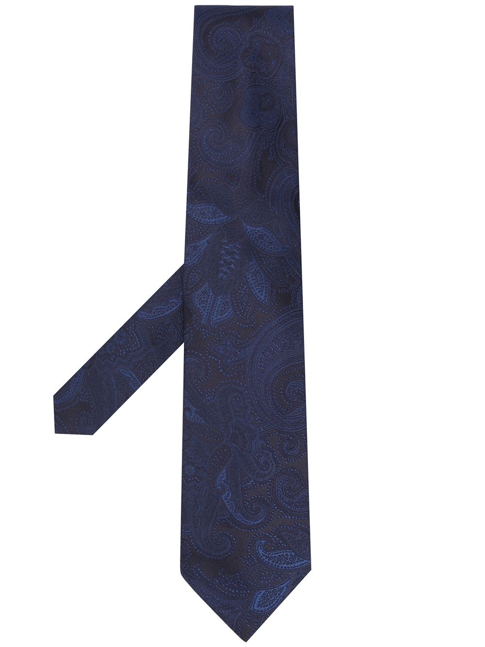 Paisley silk tie  - 1