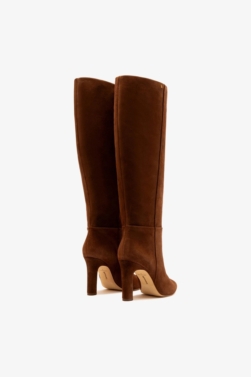 Cindy Boot Hi In Burnt Umber Suede 7