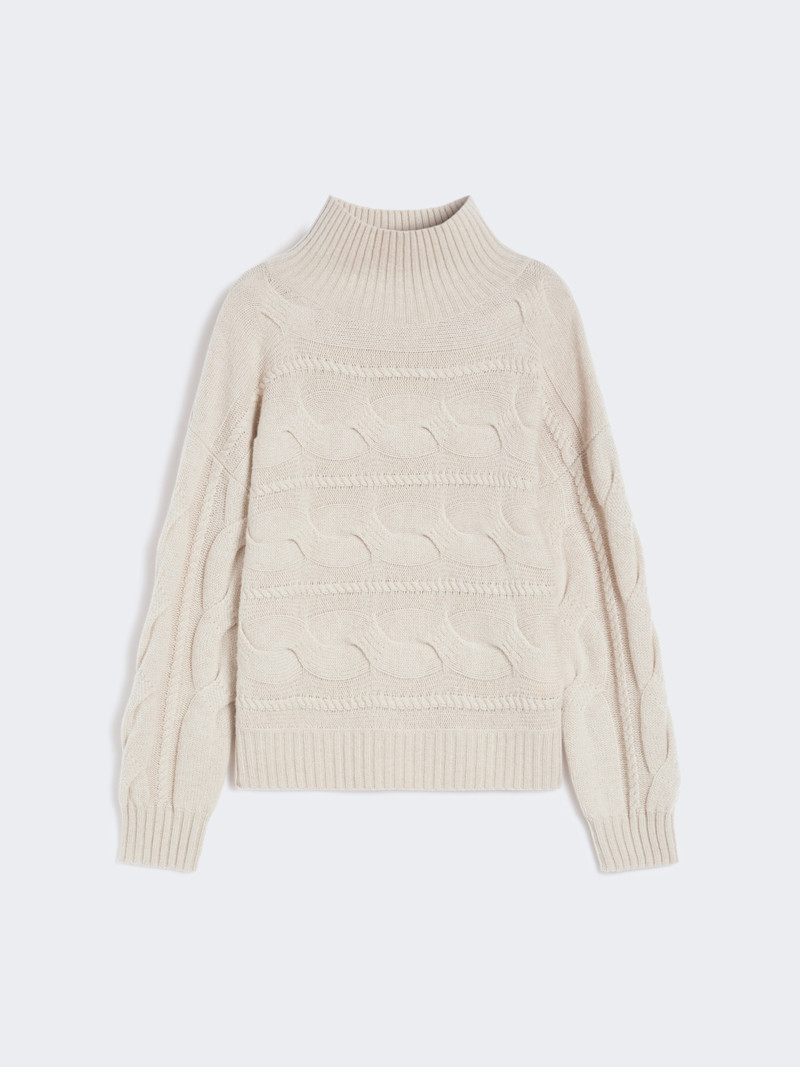 VODKA Wool and cashmere cable-knit sweater 1