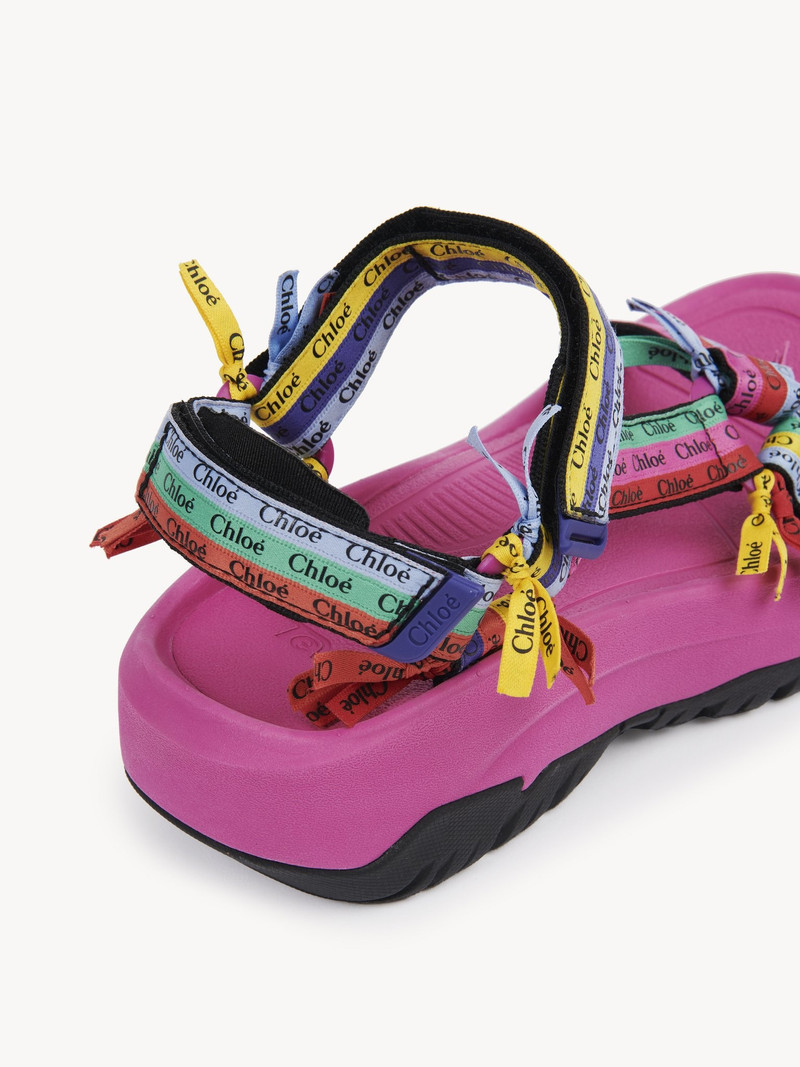 CHLOÉ X TEVA HURRICANE XLT2 AMPSOLE FLAT 샌들 4