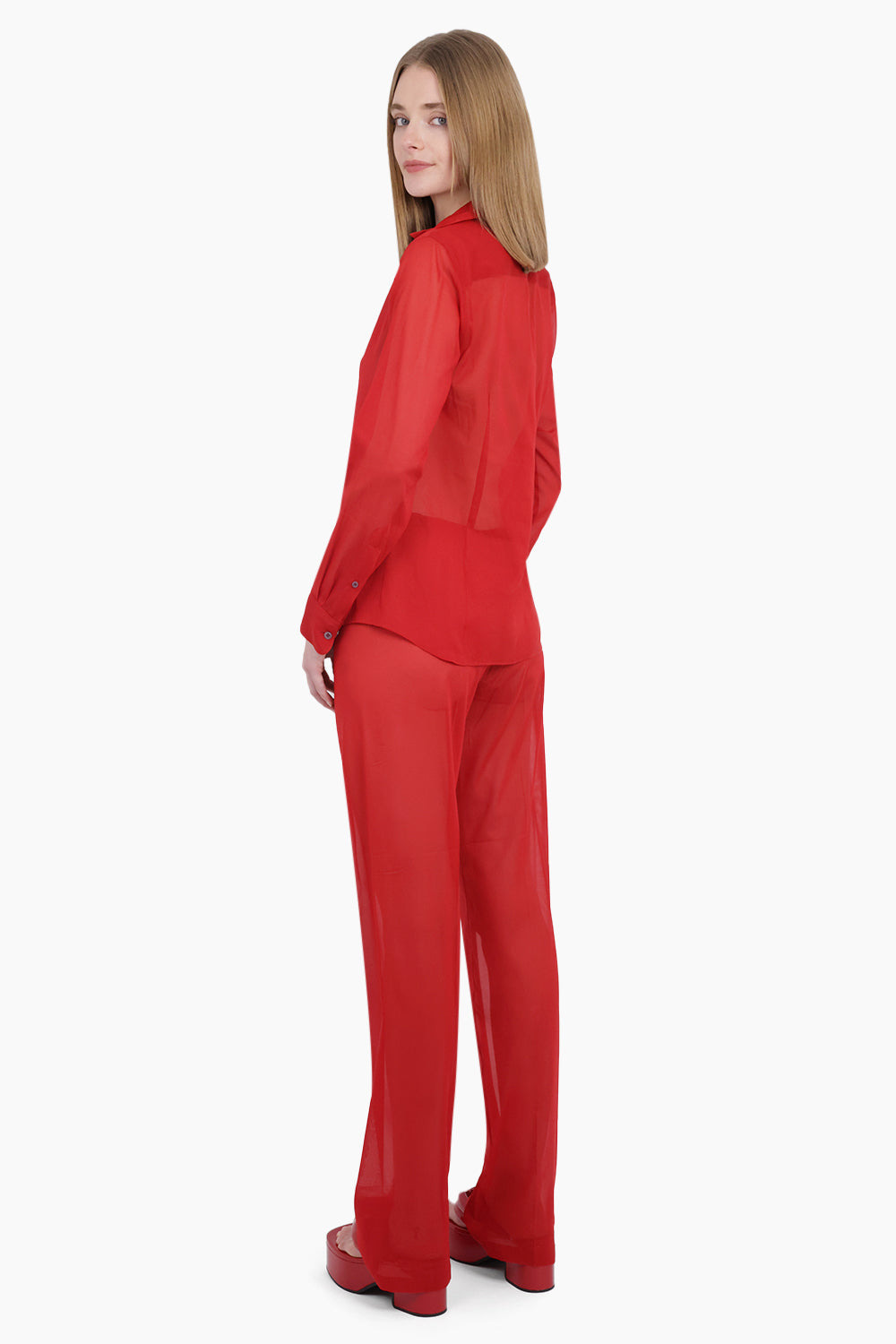 PACHAS RELAXED FIT PANT | RED - 5