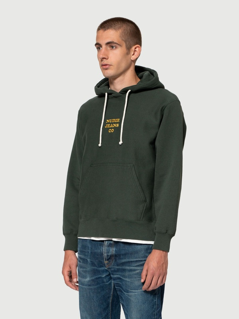 Fredrik Hoodie NJCO70 Racing Green 3