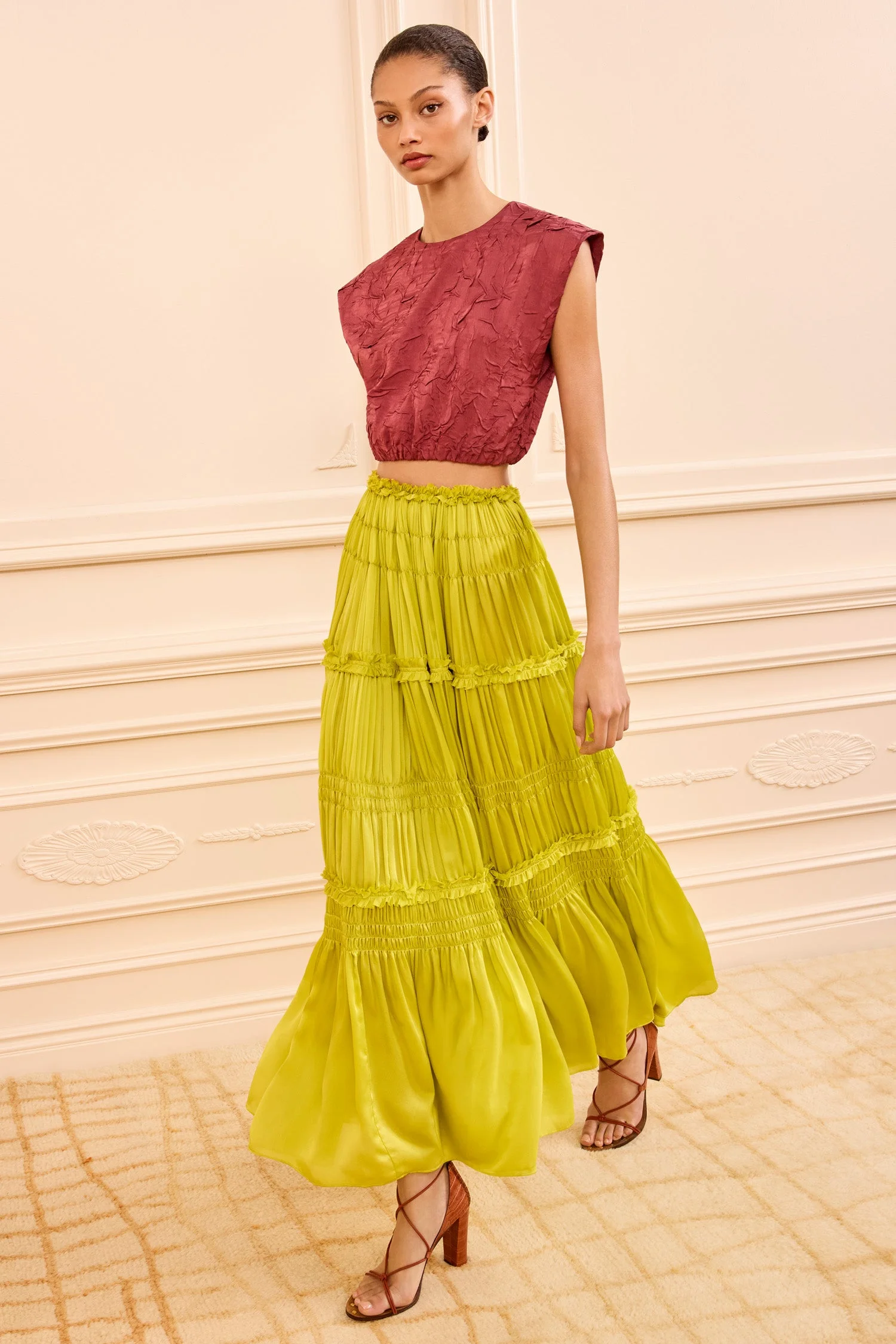 Virginie Silk Skirt - 1