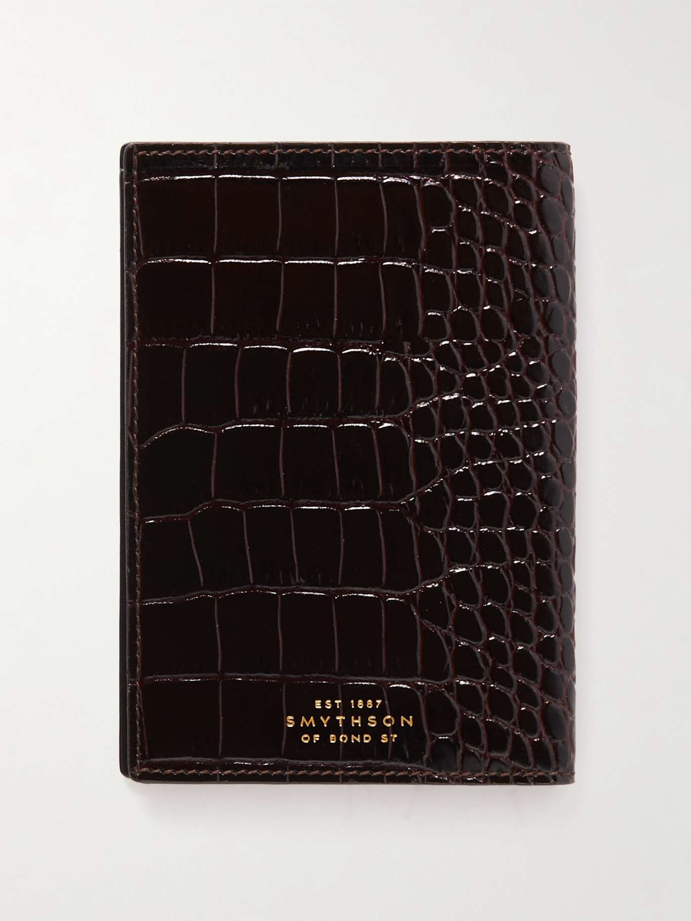 Mara croc-effect leather passport cover - 2