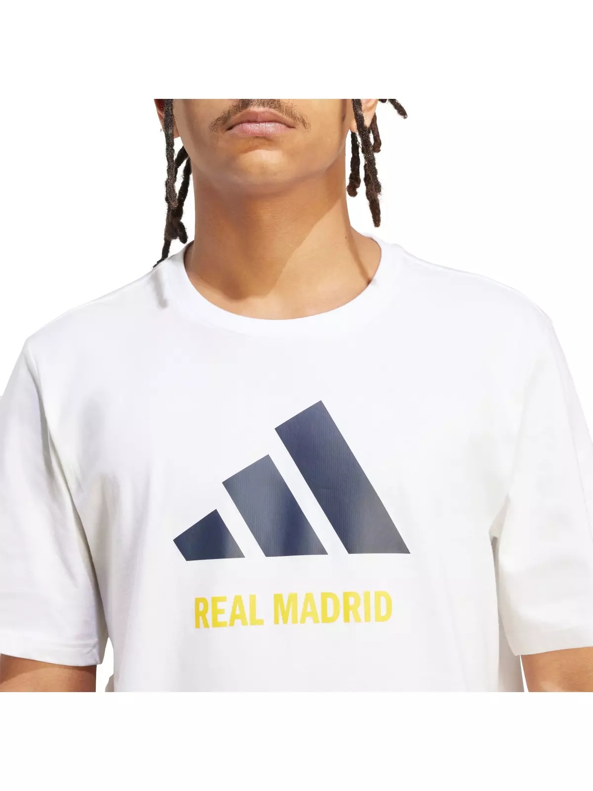 Men's Real Madrid Seasonal Graphic T-Shirt -White - 3