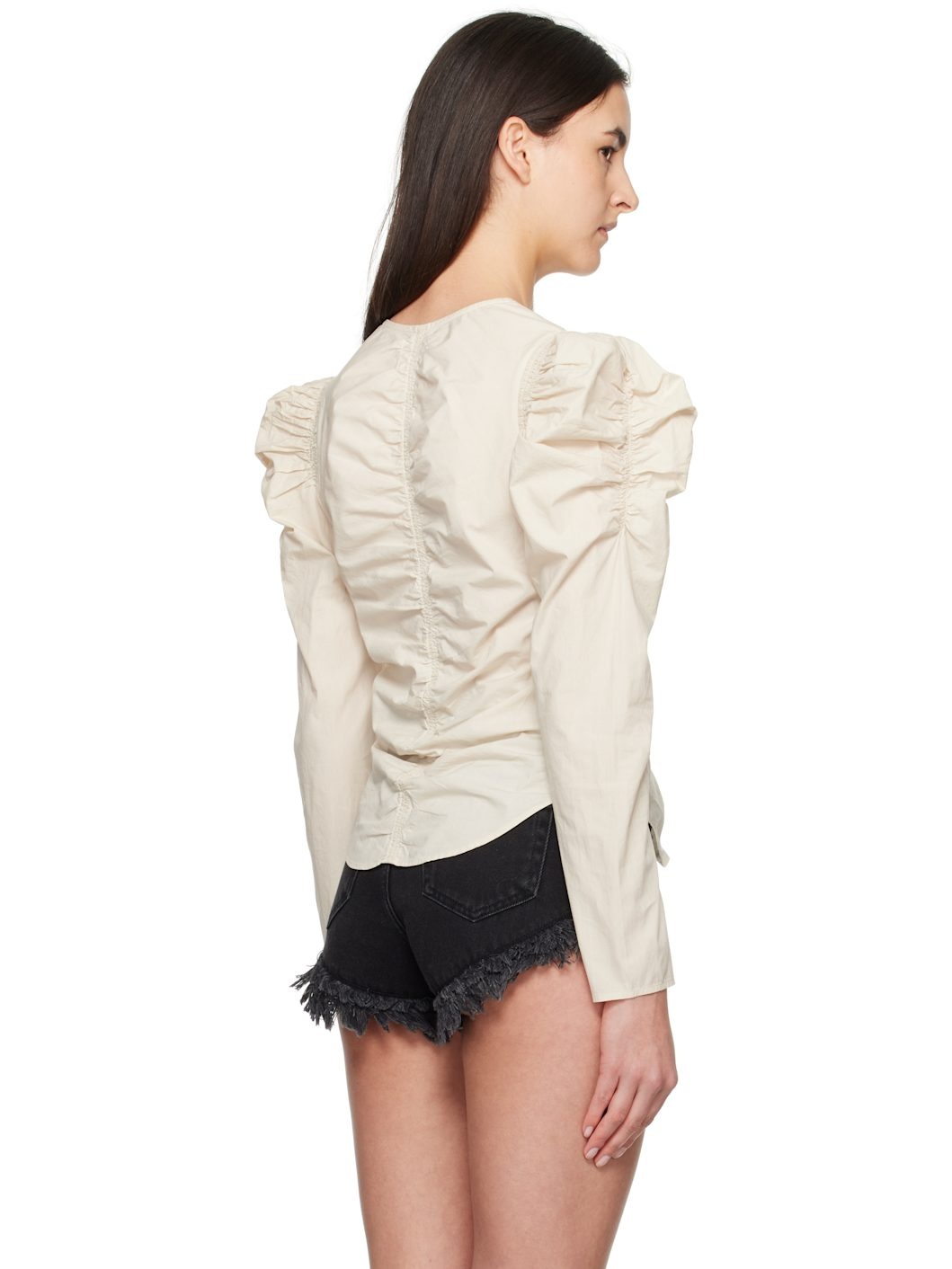 Beige Benatea Blouse - 3