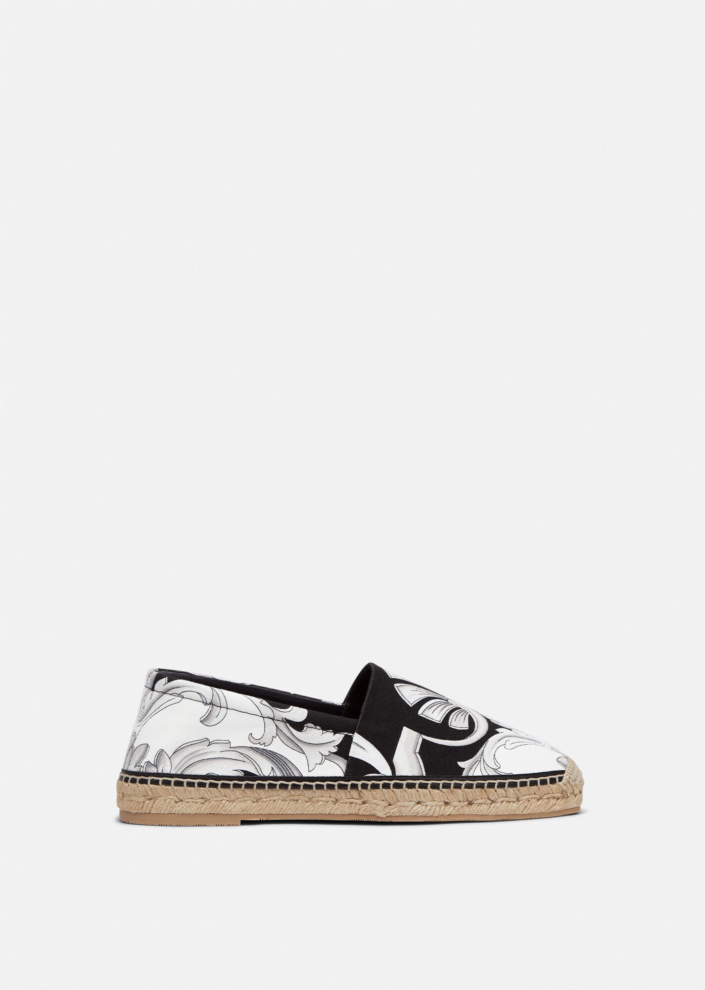 Silver Baroque Espadrilles - 1