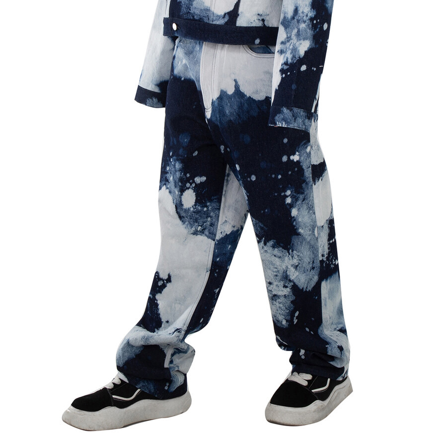 A Cold Wall Bleach Wash Wide-Leg Jeans - 4