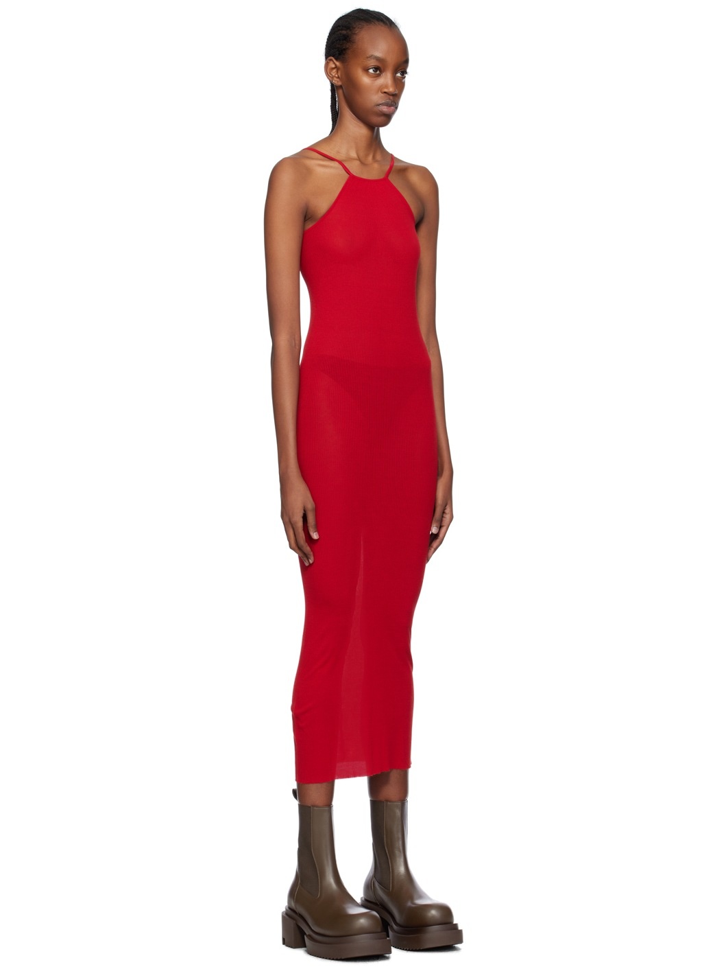 Red Skorpio Midi Dress - 2