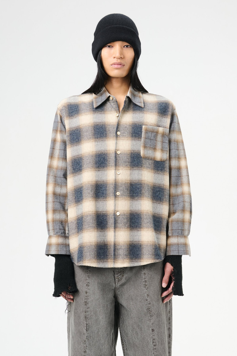 Our Legacy Above Shirt Doyle Check Lagger Flannel outlook