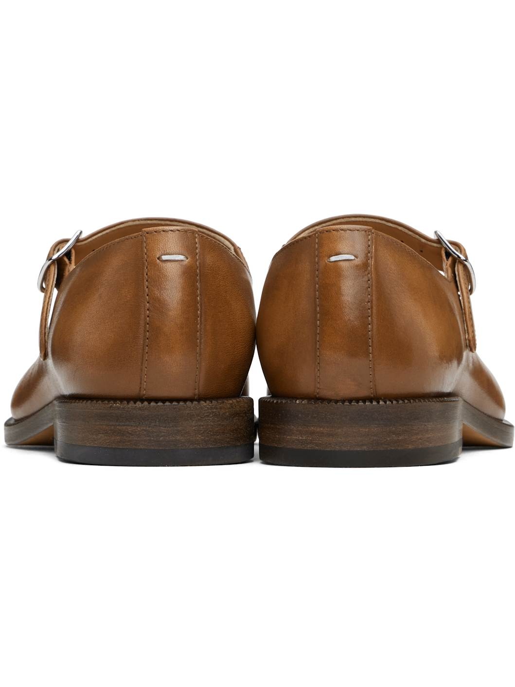 Tan Tabi Mary Jane Loafers - 2