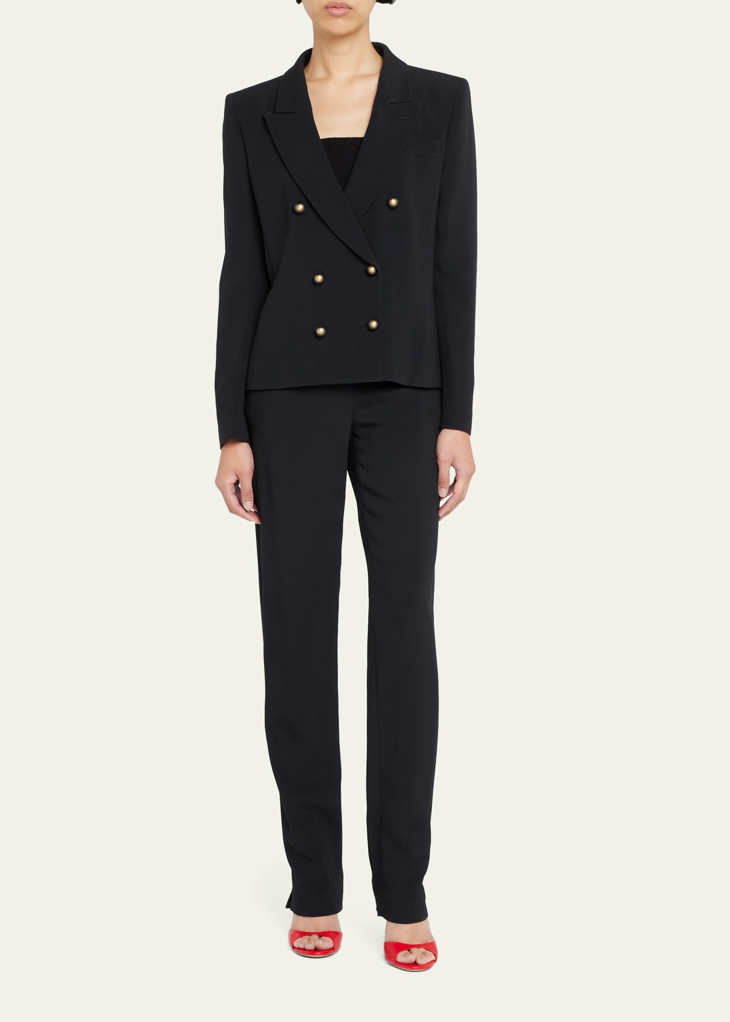 Cady Straight-Leg Trousers - 2