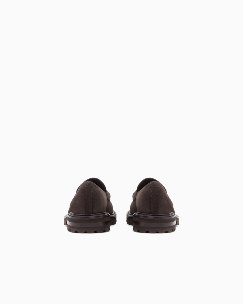 GIORGIO ARMANI LOAFER IN SUEDE WITH LEATHER INSOLE outlook