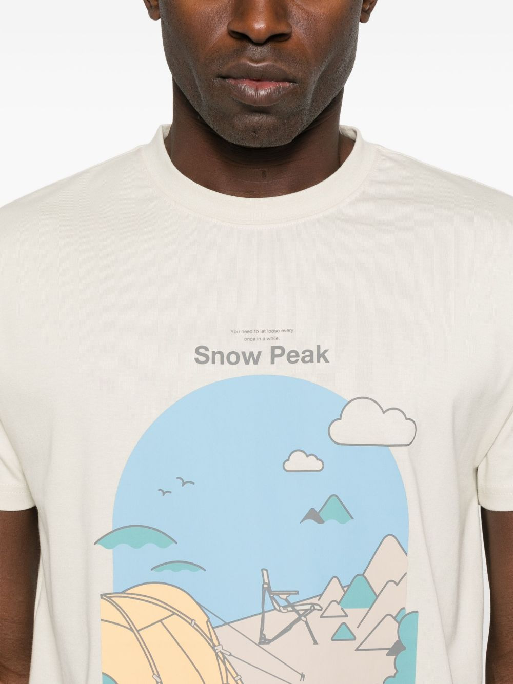 graphic print T-shirt - 5