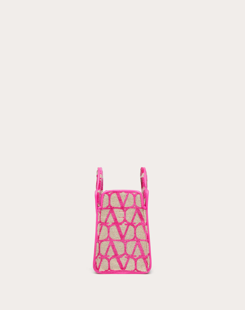 LE TROISIÈME MINI SHOPPING BAG IN TOILE ICONOGRAPHE 4