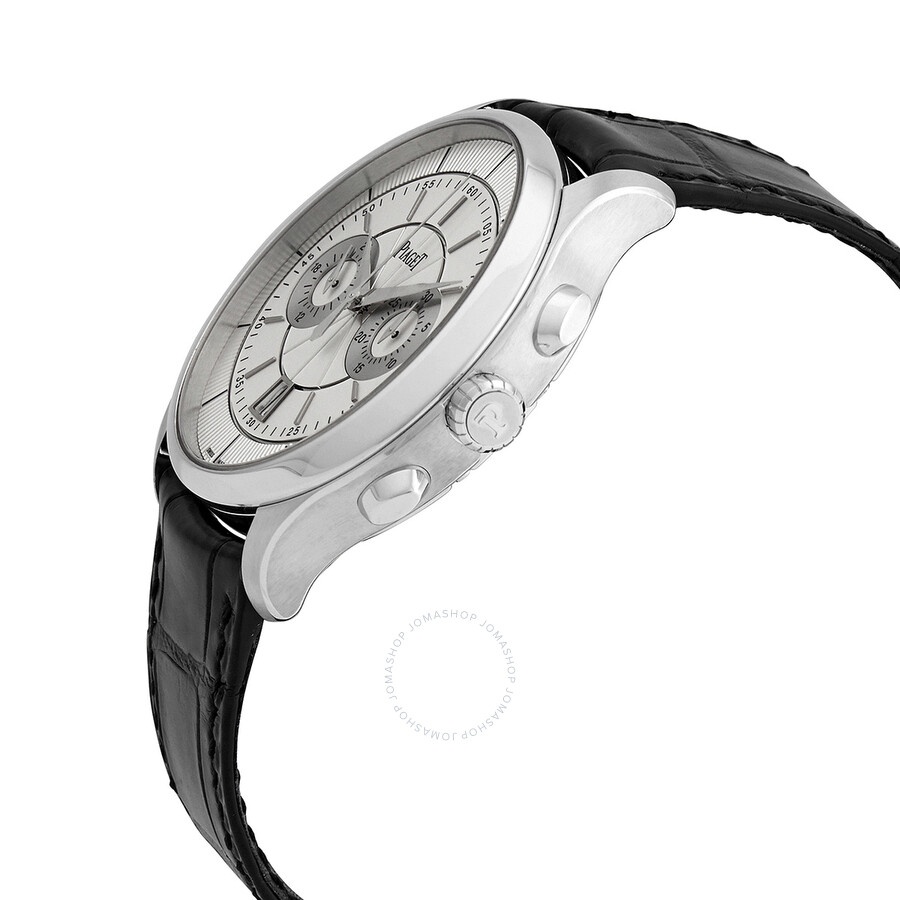 Piaget Gouverneur 18kt White Gold Chronograph Automatic Silver Dial Men's Watch G0A38112 - 2