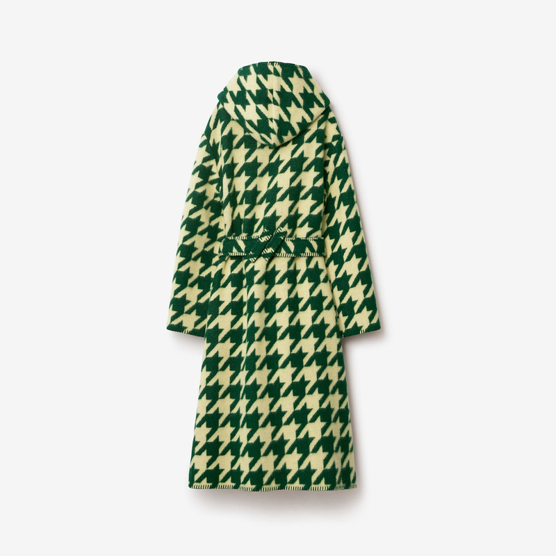 Houndstooth Wool Robe 8
