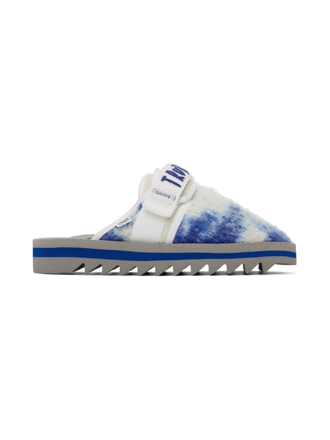 White & Blue Suicoke Edition Dyed Zavo Sandals - 1