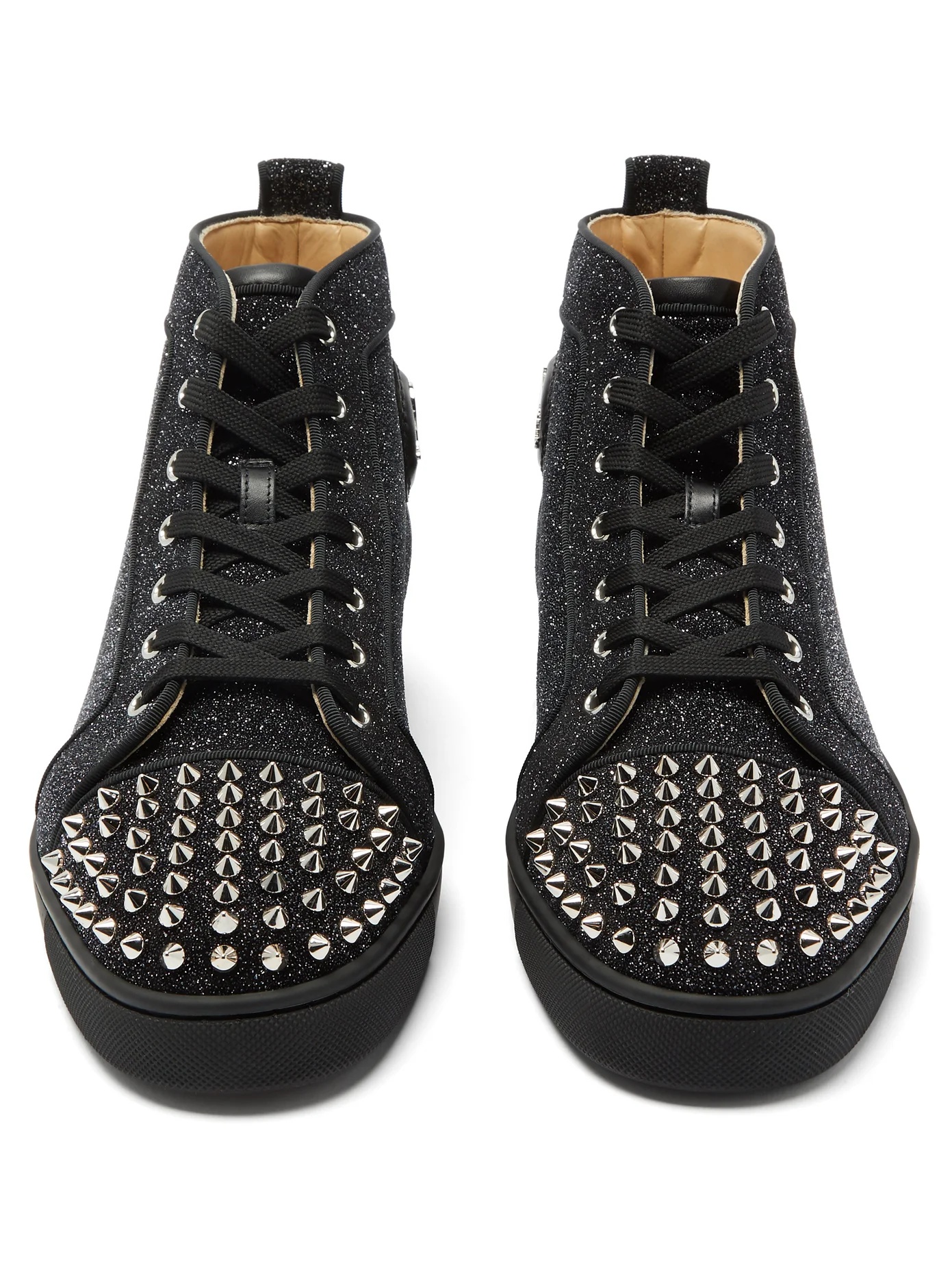 Lou Spikes glitter high-top trainers - 5