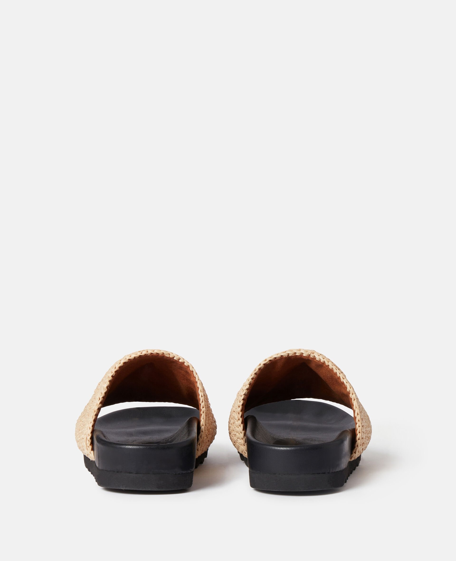 Elyse Raffia Logo Sandals - 3
