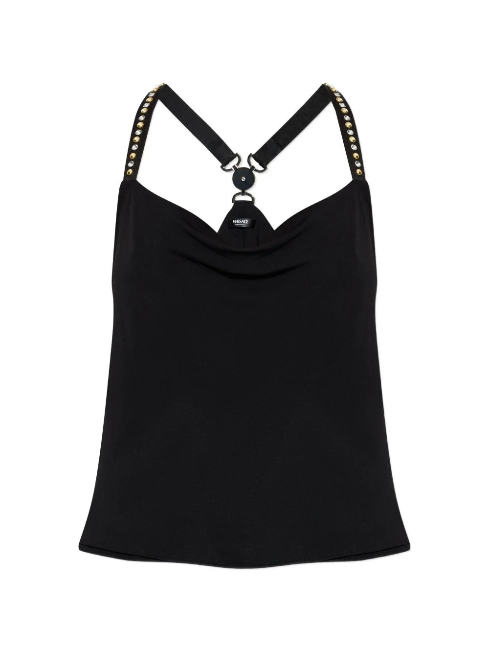 embellished-strap top - 1