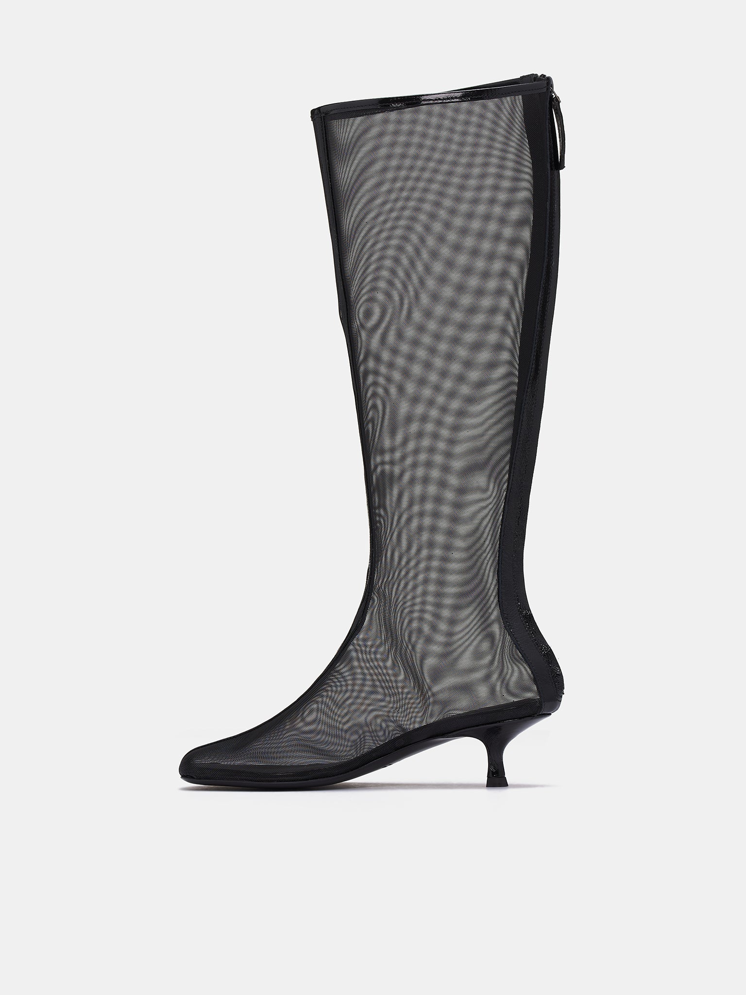 Mesh Calf-High Boots - 3