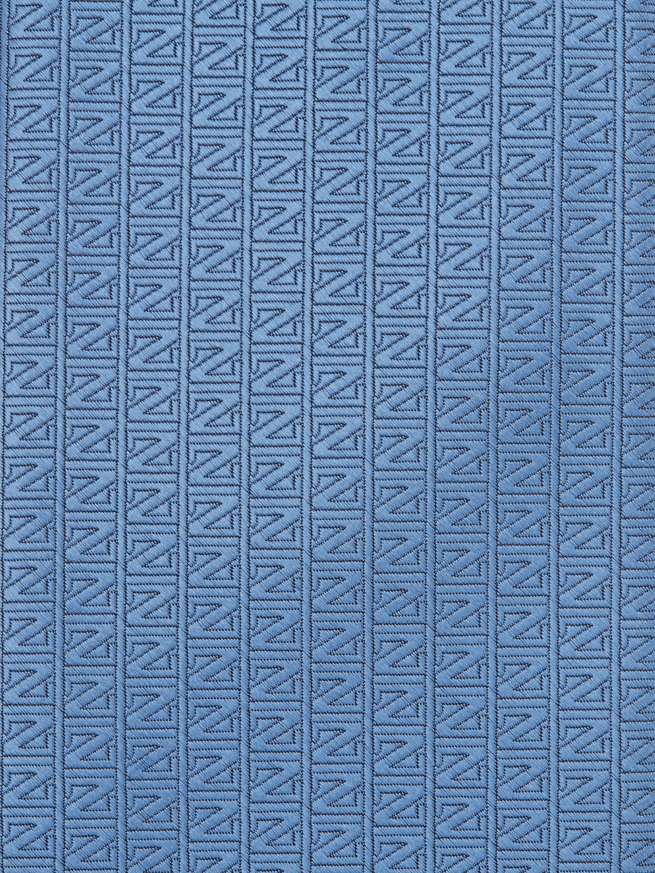 LIGHT BLUE SILK TIE - 2