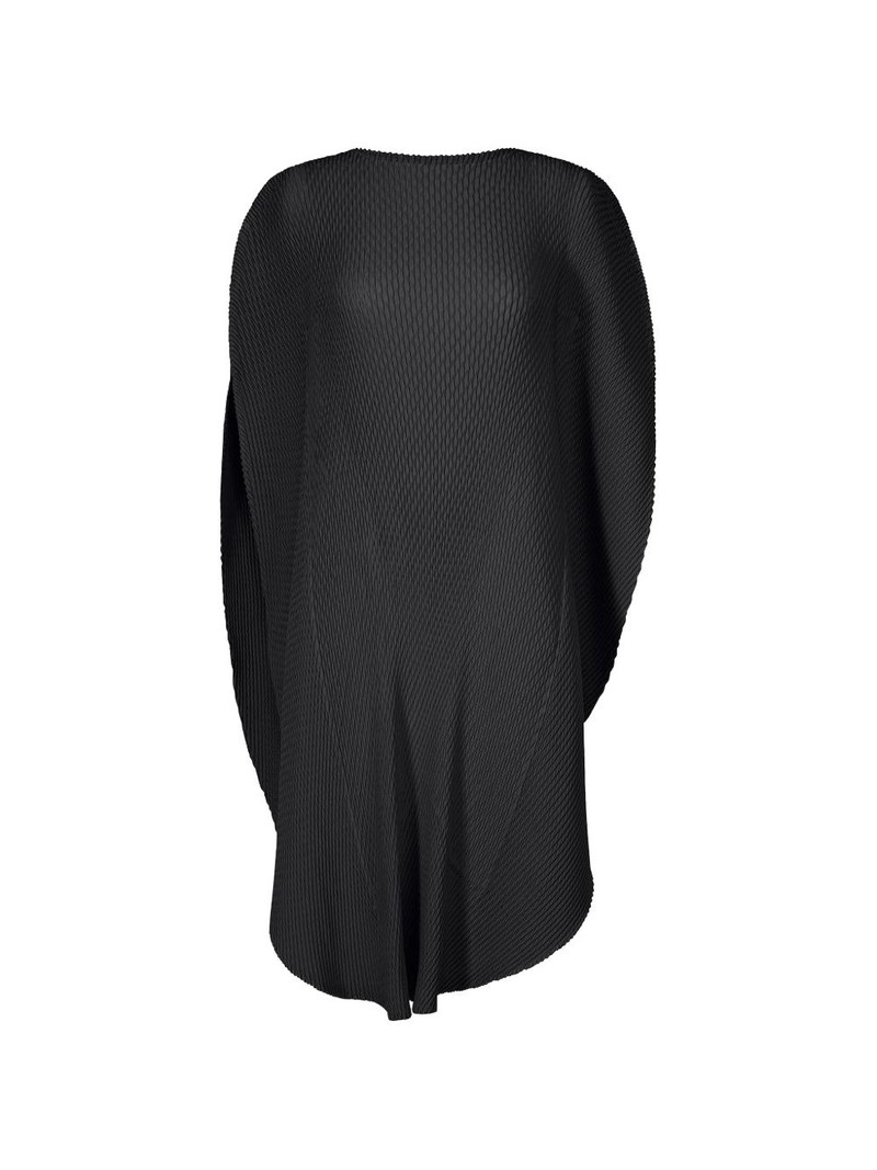 Orbicular Pleats open-sleeve midi dress 1