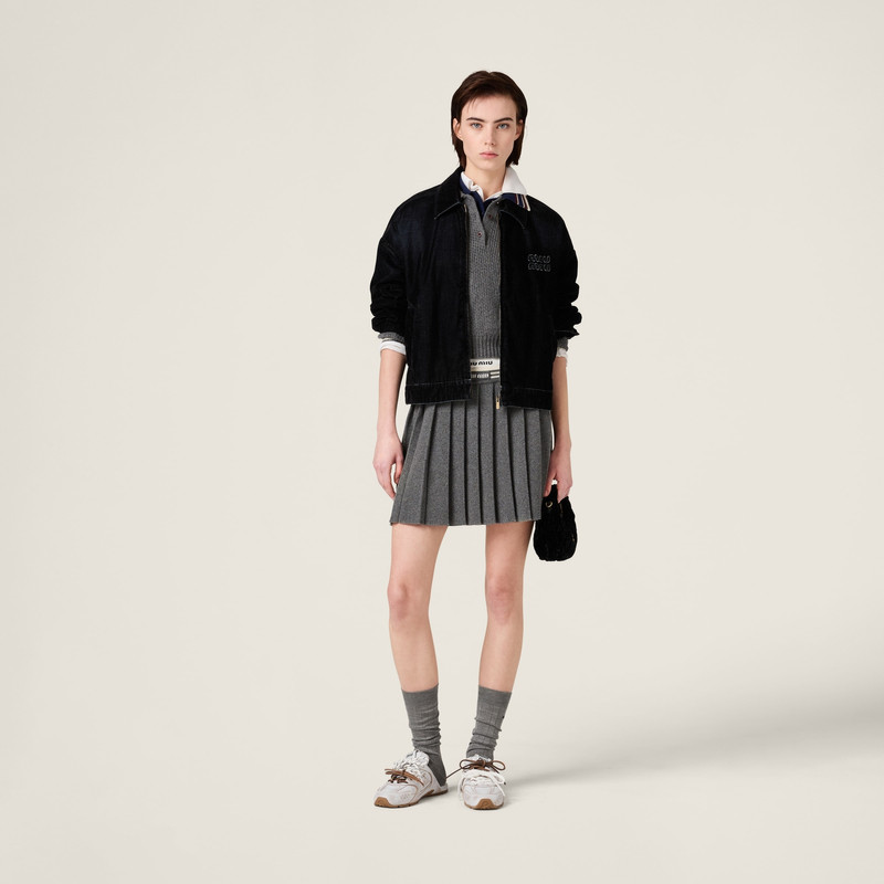 Miu Miu Wool and cashmere skirt outlook