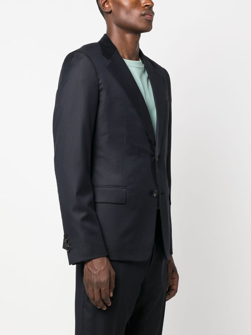 notched-lapels single-breasted blazer 3