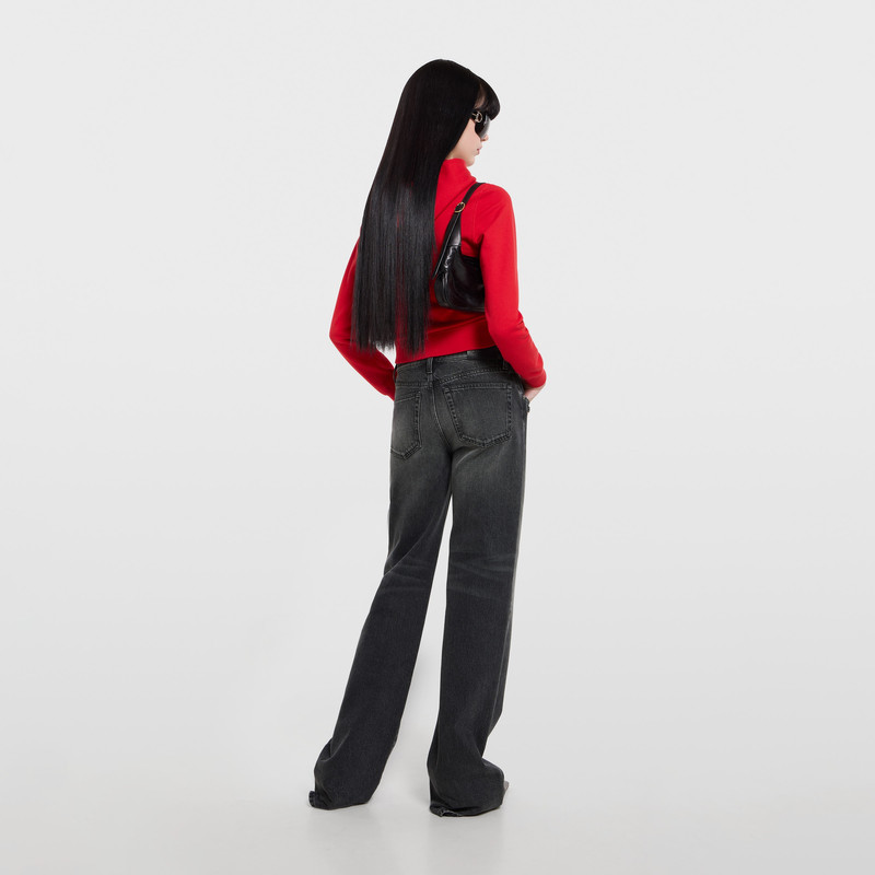 Cotton jersey and cashmere sweatshirt with print 4