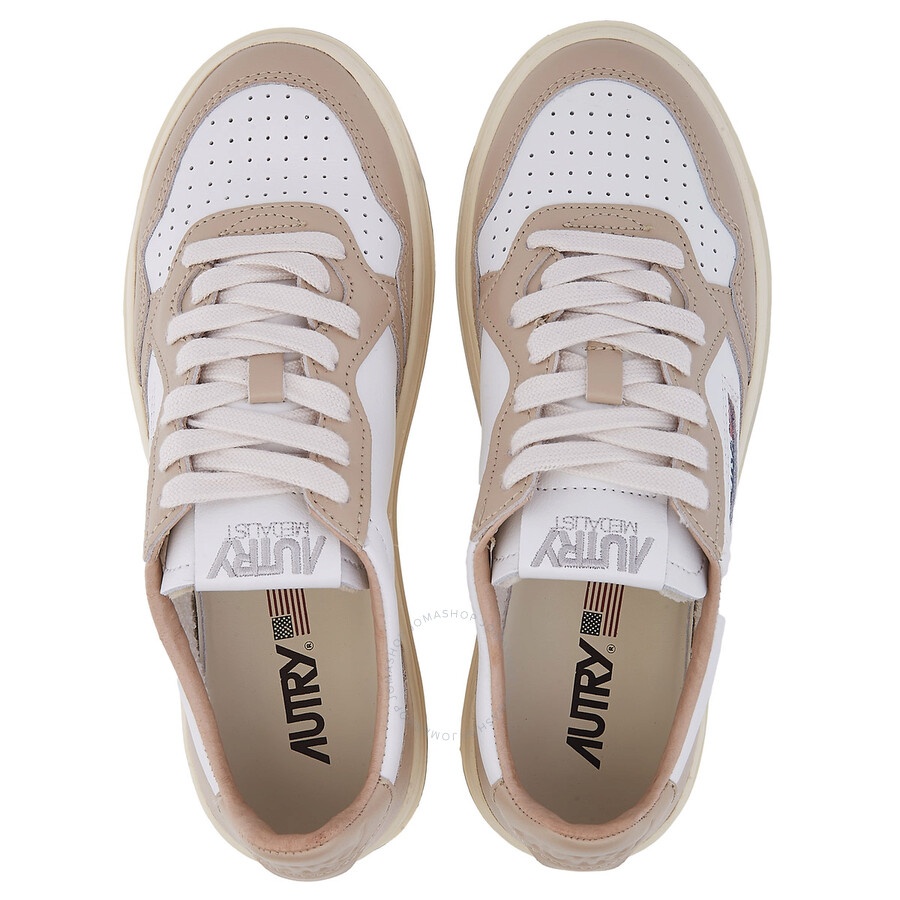 Autry Medalist Leather Low-Top Sneakers - 3