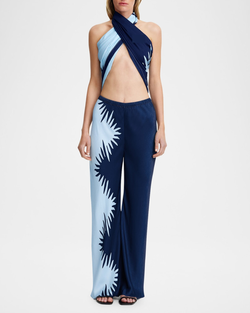 SIGNIFICANT OTHER Flossie Printed Pull-On Pants outlook
