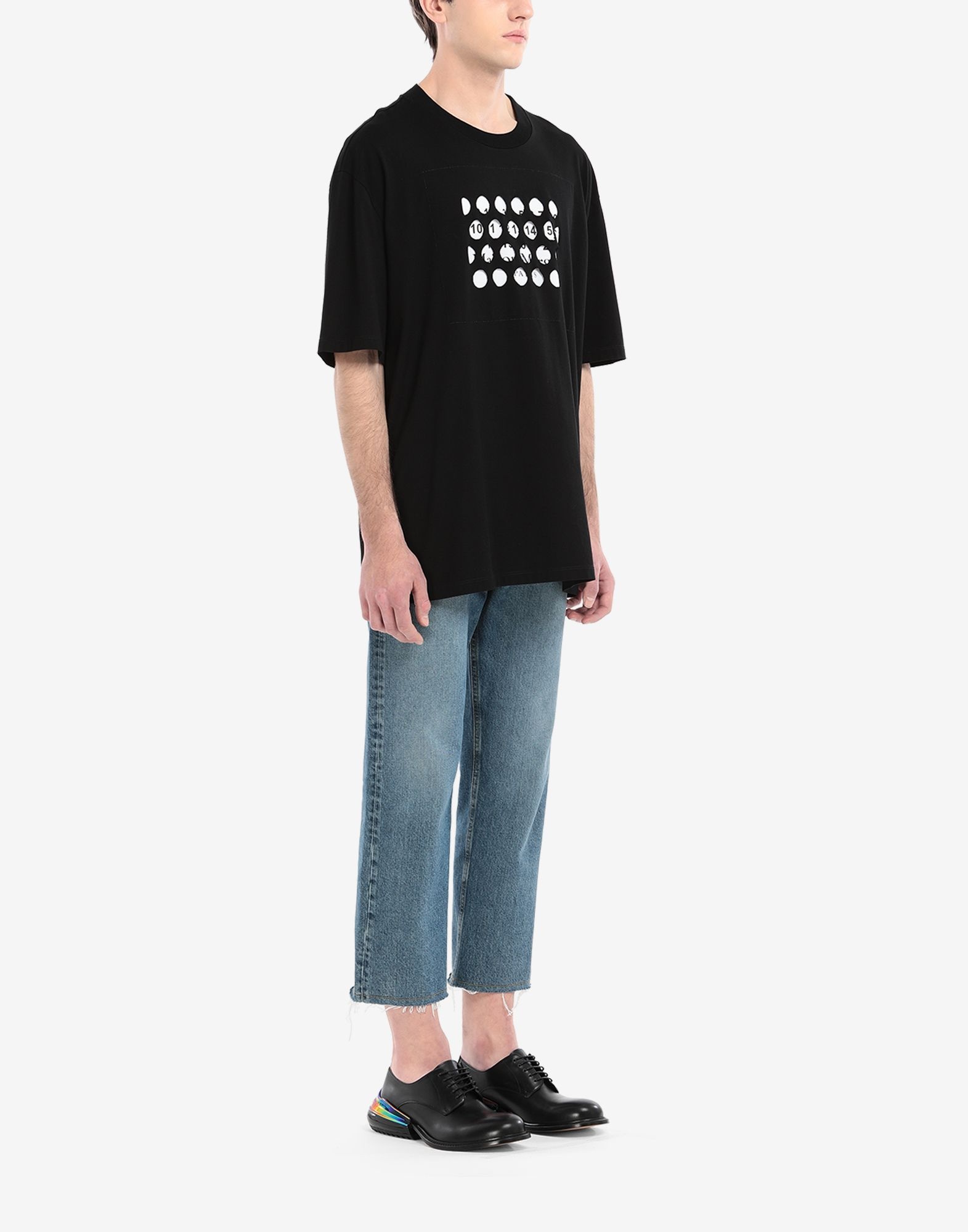 Punched holes T-shirt - 3