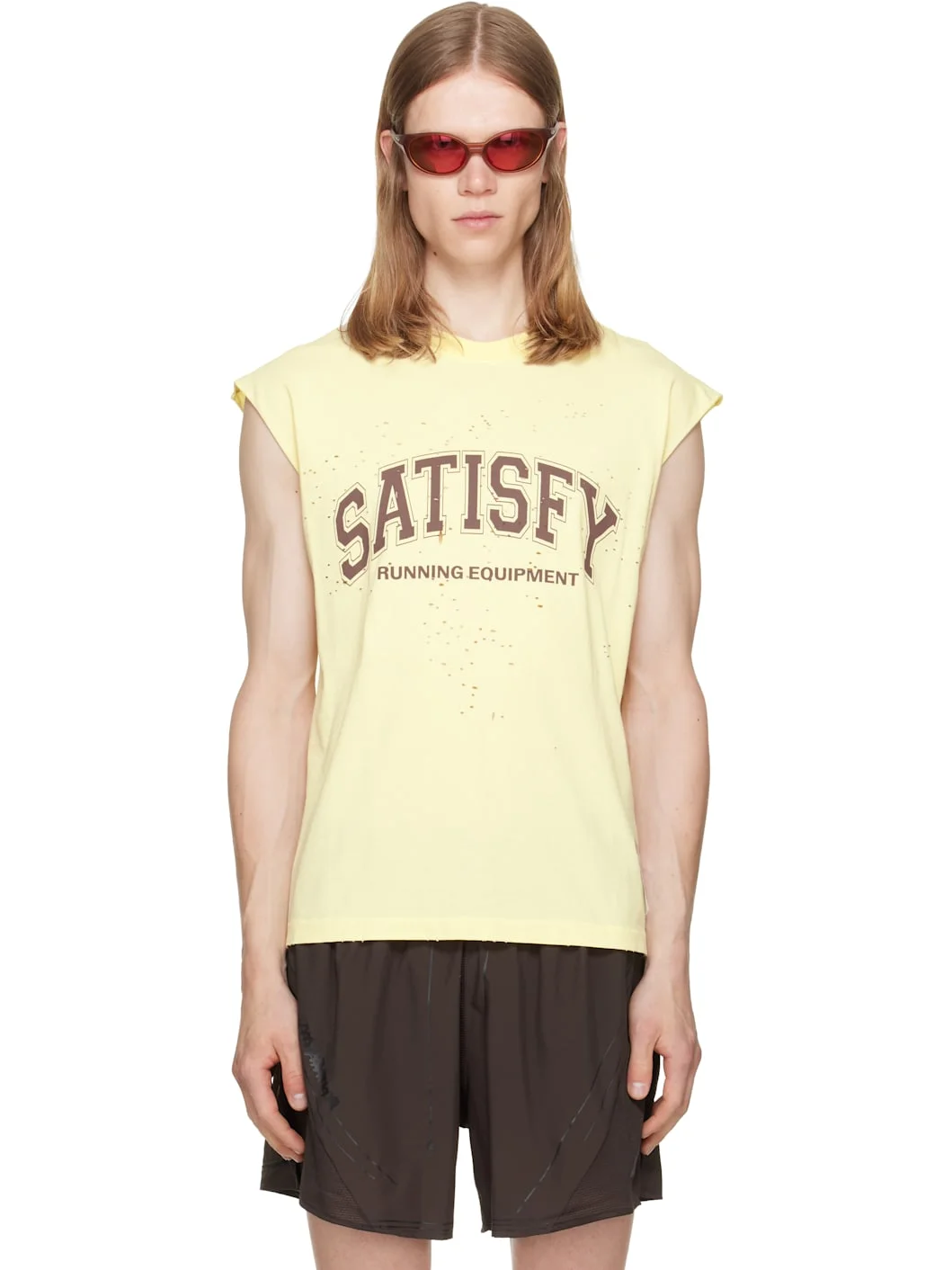 Yellow MothTech Muscle Tank Top - 1