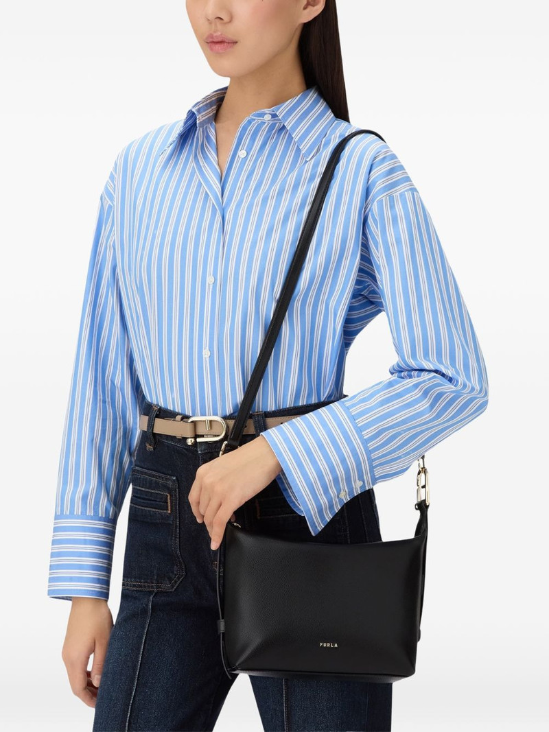 FURLA Tonie textured shoulder bag outlook