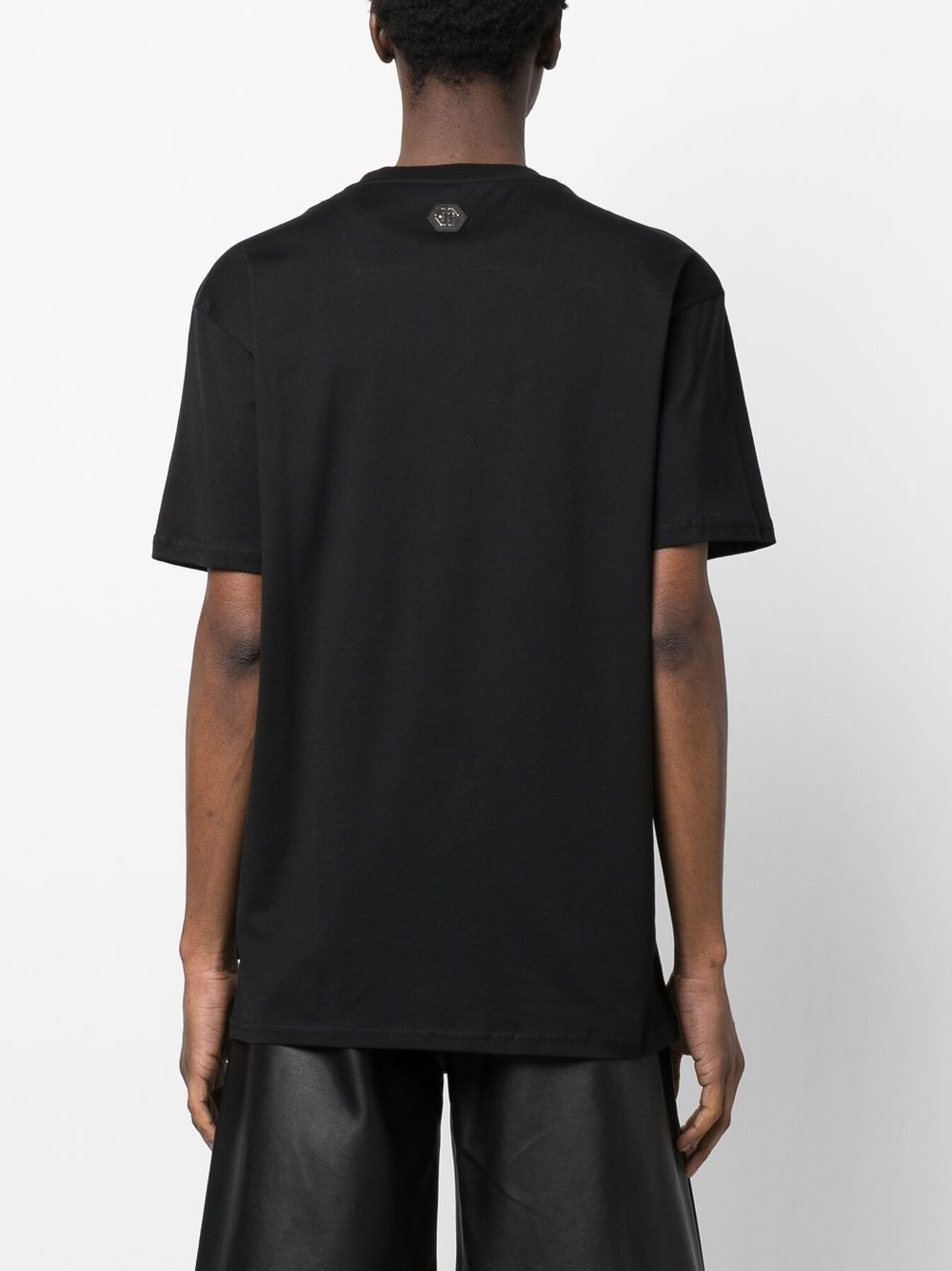 rhinestone-embellished teddy-print T-shirt - 4