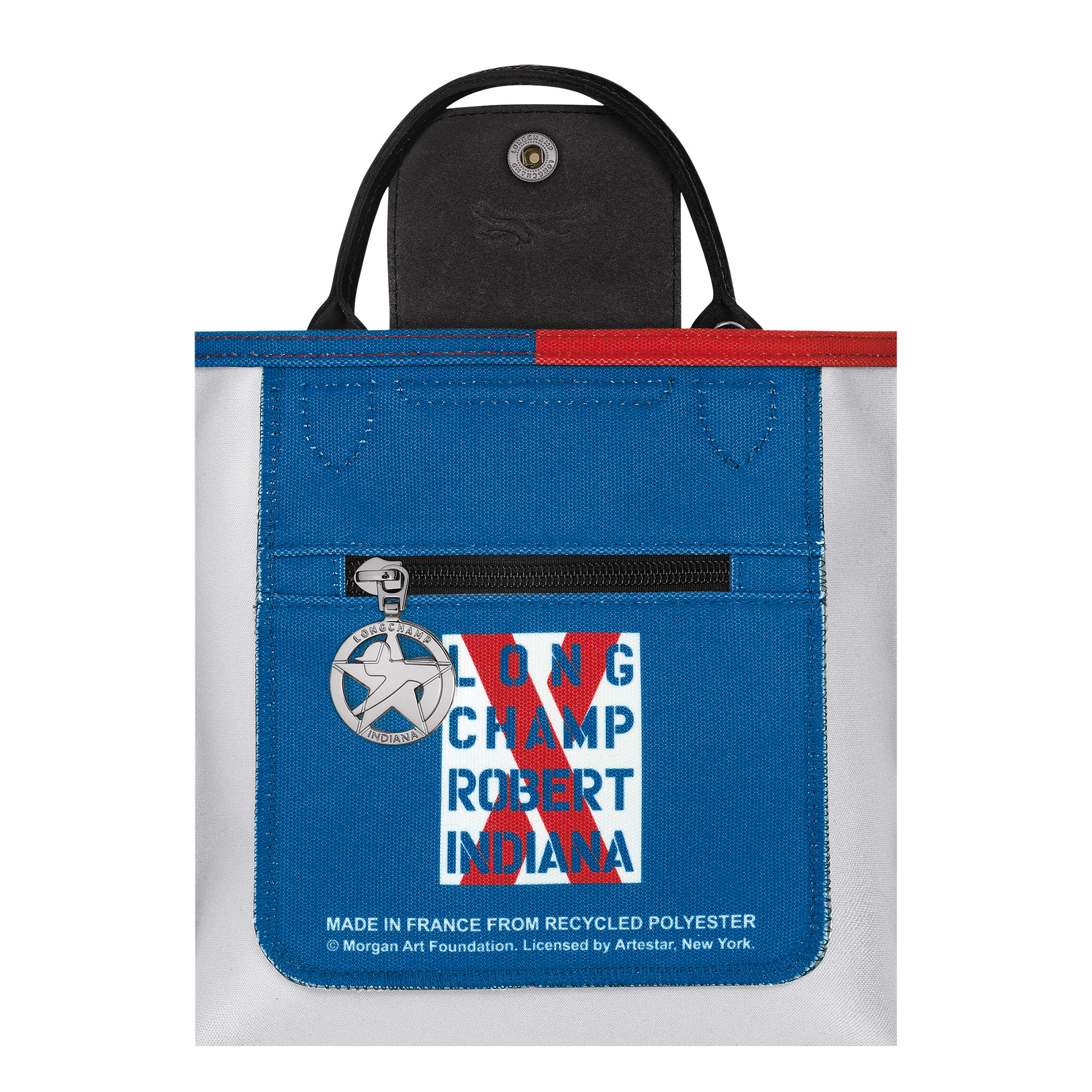 Longchamp x Robert Indiana XS Crossbody bag White - Canvas - 5